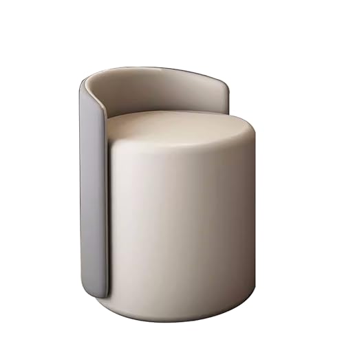 UPVC-Fenstergriff-Verriegelung, Drehbarer Schminkhocker mit 360-Grad-Drehung(Pu Leather Gray) von BTYQKZVPM