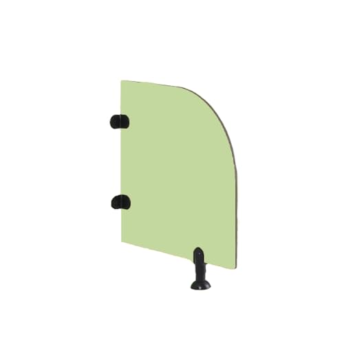 Urinal Bildschirm Toilette Partition， Bodenmontierte Urinal-Schallwand, Sichtschutz, Toilettentrennwand, 60 x 70 cm, mehrfarbig, mehrere Farben(Green,3pcs) von BTYQKZVPM
