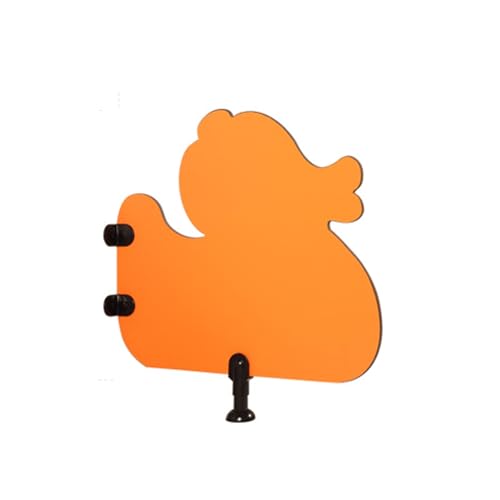 Urinal Bildschirm Toilette Partition， Bodenmontierter Urinal-Sichtschutz for Schulen/Kindergärten, mehrfarbig, 60–80 cm (23,6–31,5 Zoll)(Orange1pcs,70/27.6in) von BTYQKZVPM