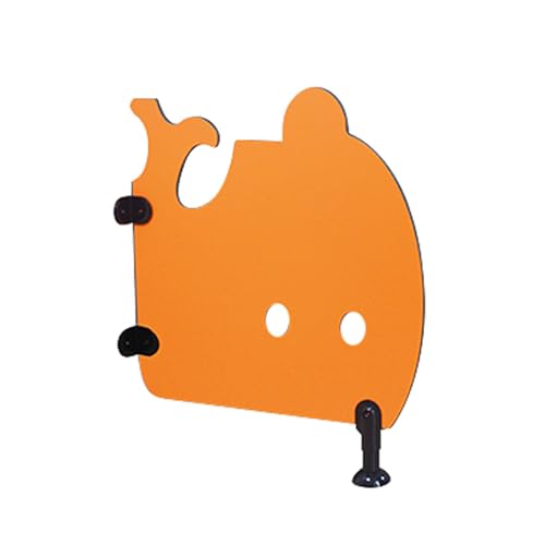 Urinal Bildschirm Toilette Partition， Kinder Urinal Privatsphäre Trennwand Bildschirm Boden Montiert Schallwand Multicolor Mehrere Größen(Orange2pcs,27.6in/70cm) von BTYQKZVPM