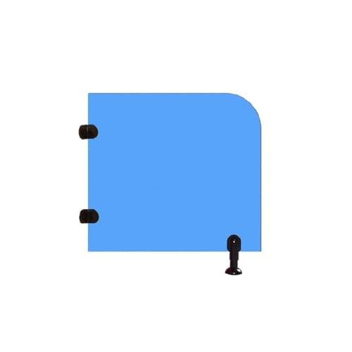 Urinal Bildschirm Toilette Partition， Urinal-Sichtschutz, Toilettentrennwand, bodenmontierte Schallwand, mehrfarbig, mehrere Größen(Blue 1pcs,19.7in(50cm)) von BTYQKZVPM