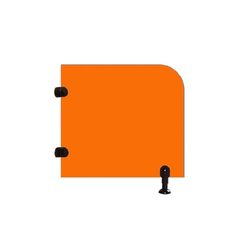 Urinal Bildschirm Toilette Partition， Urinal-Sichtschutz, Toilettentrennwand, bodenmontierte Schallwand, mehrfarbig, mehrere Größen(Orange 1pcs,15.7in(40cm)) von BTYQKZVPM
