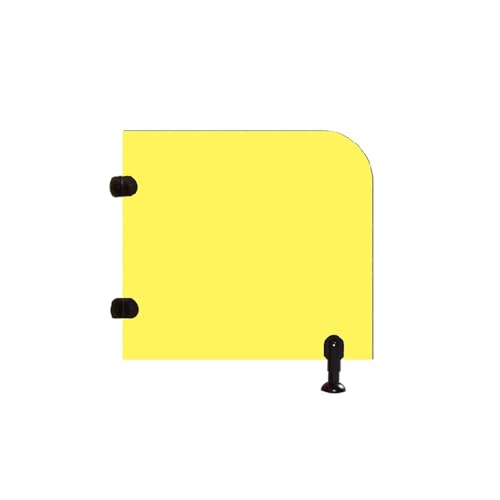 Urinal Bildschirm Toilette Partition， Urinal-Sichtschutz, Toilettentrennwand, bodenmontierte Schallwand, mehrfarbig, mehrere Größen(Yellow1pcs,15.7in(40cm)) von BTYQKZVPM