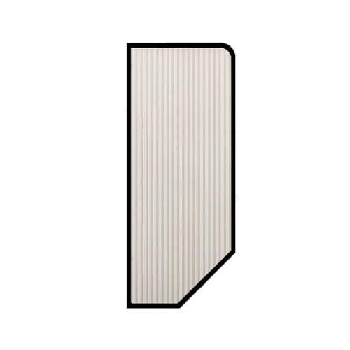 Urinal Bildschirm Toilette Partition， Urinaltrennwand Edelstahlrahmen Hartglas Wandmontage Schwarz/Gold 1er, 2er, 3er Pack(Black,3Pcs) von BTYQKZVPM