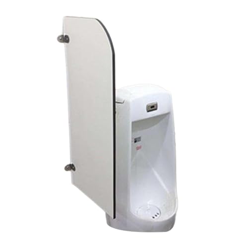 Urinal Bildschirm Toilette Partition， Urinaltrennwand Wandmontierte Sichtschutzwand Toilettentrennwand 90x40cm(2Pcs) von BTYQKZVPM