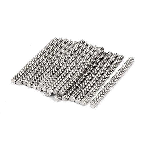 Vollgewindestangen, 304 Edelstahl M6 Vollgewindestange Packung mit 20 Stück, mehrere Größen(M6x25mm) von BTYQKZVPM