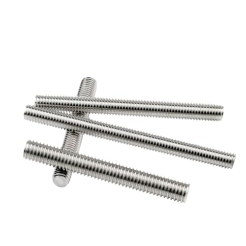 Vollgewindestangen, Edelstahl M3 M4 Vollgewindestange 5er-Pack Länge 30mm bis 250mm(80mmxM4) von BTYQKZVPM