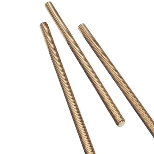 Vollgewindestangen, Messing-Gewindestange M2 M4 M5, Länge 30-100mm, 3er-Pack(M4x50mm) von BTYQKZVPM