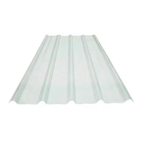 Wärmeisolierende Fliesen, transparente Dachplatte, Fiberglas-Dachplatten, transparent, 0,9 m Breite, mehrere Längen, 3 bis 20 Stück (5 Stück, 0,9 x 1,2 m) von BTYQKZVPM