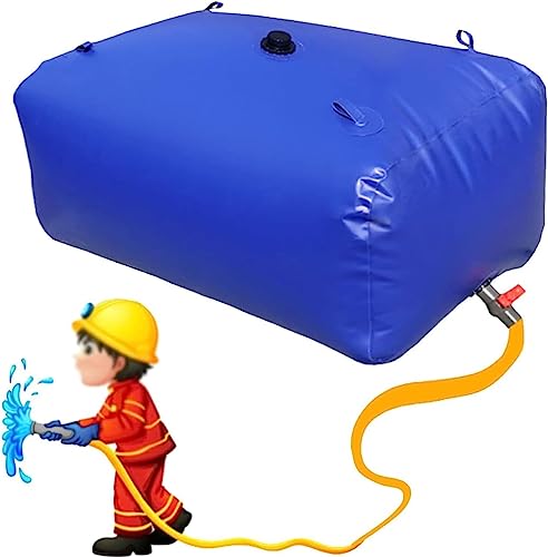 Wasserspeicher, Faltbare PVC-Wasserspeicherblase, blau, mehrere Größen(1500L) von BTYQKZVPM