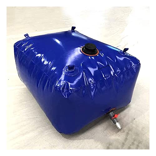 Wasserspeicher, Faltbarer Wasserspeicherbeutel mit Wasserhahn PVC Blau 240L-6000L(1500L/1.8x1.2x0.7m) von BTYQKZVPM