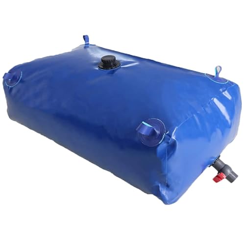 Wasserspeicher, Faltbarer Wasserspeicherbeutel mit Wasserhahn for den Außenbereich, mehrere Kapazitäten(500L) von BTYQKZVPM