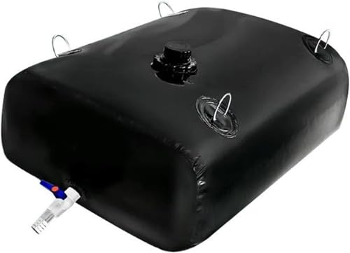 Wasserspeicher, PVC-Wasserspeicherbeutel mit Hahn 50L bis 4000L for den Landwirtschaftsbau im Freien(1x0.8x0.5M 400L) von BTYQKZVPM