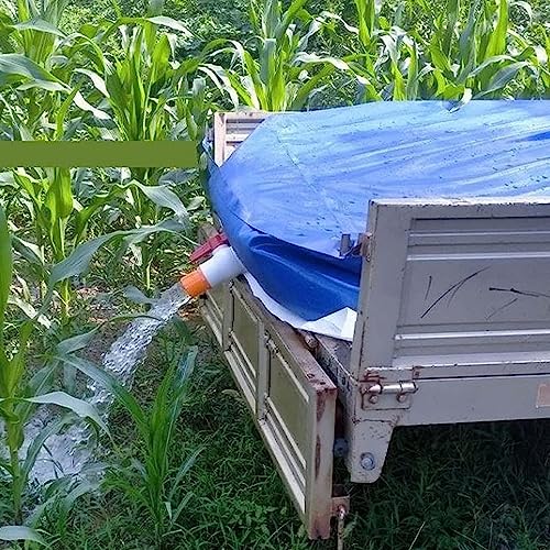 Wasserspeicher, Wasserblasentankbehälter, PVC-Wasserspeicherblase, tragbarer, faltbarer Wasserbeutel for Gewächshausgarten, Blau, mehrere Größen(400L) von BTYQKZVPM