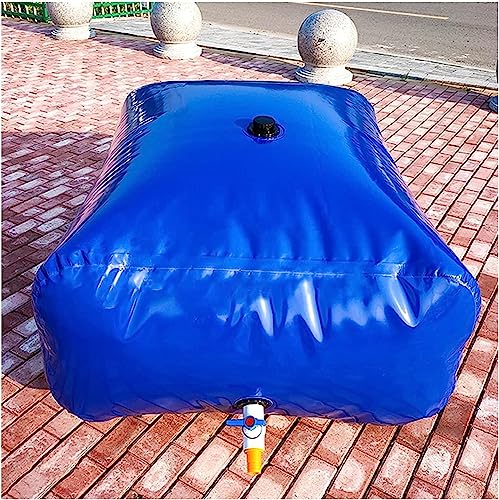 Wasserspeicher, Wasserspeicherbeutel PVC Blau Mehrere Größen 110L bis 8000L(1.5 * 0.8 * 0.5M/600L/158Gallon) von BTYQKZVPM