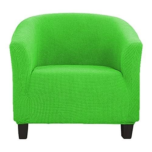 BUAOGDVG Abnehmbarer und waschbarer Jacquard-Bezug for rutschfeste Clubsessel, Cocktailsessel-Schonbezüge for Theke, Wohnzimmer, Rezeption(Erba Verde) von BUAOGDVG