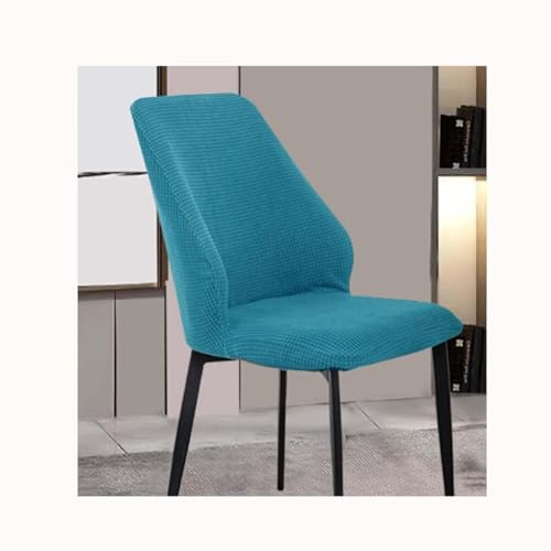 BUAOGDVG Skandinavische Stretch-Stuhlhussen, 4er-/6er-/2er-Set, unregelmäßig gebogen, Schutzbezug for Esszimmerstühle, armlose Stuhlhussen for Küche und Restaurant(U,4pcs) von BUAOGDVG