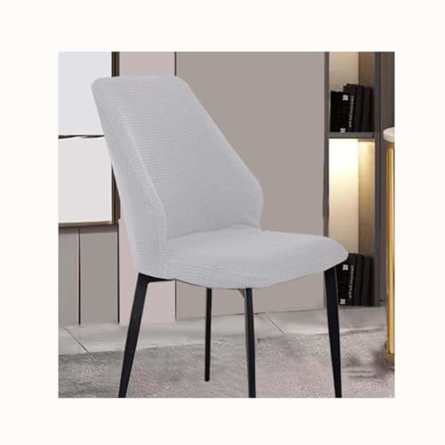 BUAOGDVG Skandinavische Stretch-Stuhlhussen, 4er-/6er-/2er-Set, unregelmäßig gebogen, Schutzbezug for Esszimmerstühle, armlose Stuhlhussen for Küche und Restaurant(Y,6pcs) von BUAOGDVG