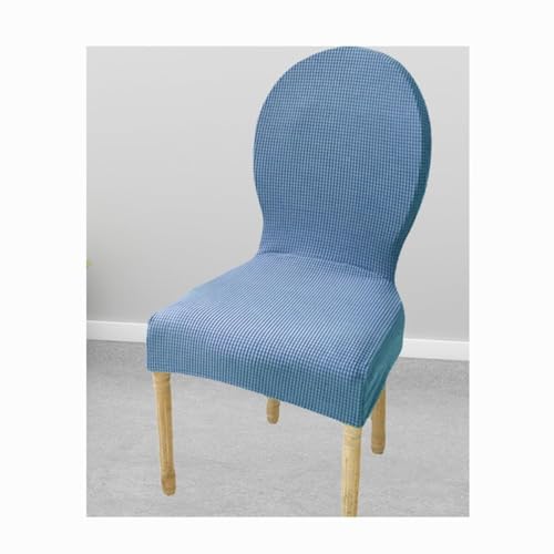 BUAOGDVG Stretch-Stuhlhussen mit runder Rückenlehne, 2er-/4er- oder 6er-Set, Schutzbezug for Esszimmerstühle, Moderne Stuhlhussen for die Dekoration von Restaurants und Küchen(P,4PCS) von BUAOGDVG