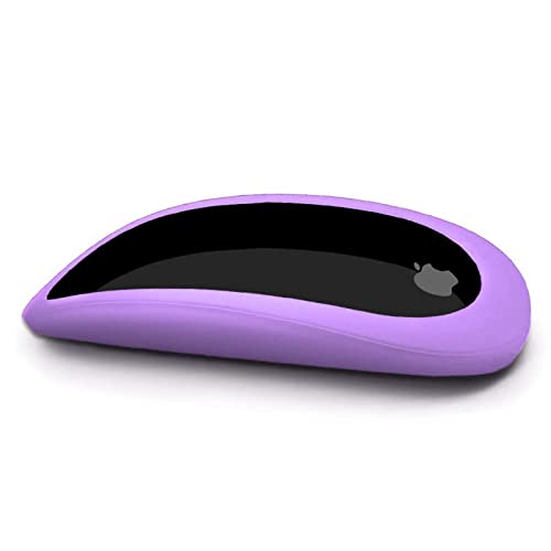 Schutzhülle für Apple Magic Mouse 1, Silikon, sturzsicher, staubdicht, ultradünn, Violett von BUBEBUFFY