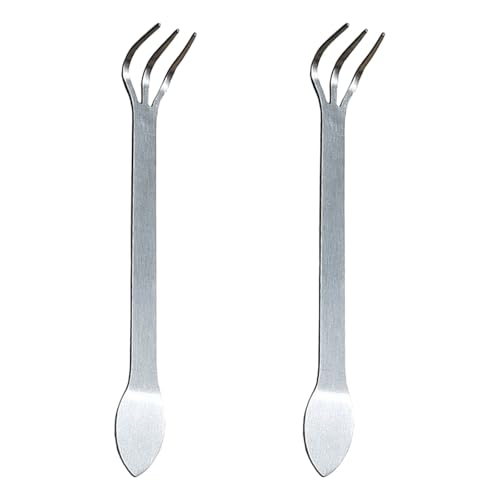 1/2pcs Mehrzweck Bonsai Rakes Für Die Wartung des Bodens Und Die Pflanzenpflege Edelstahl Wurzelgarten Werkzeug Edelstahlgarten von BUBEFSKD