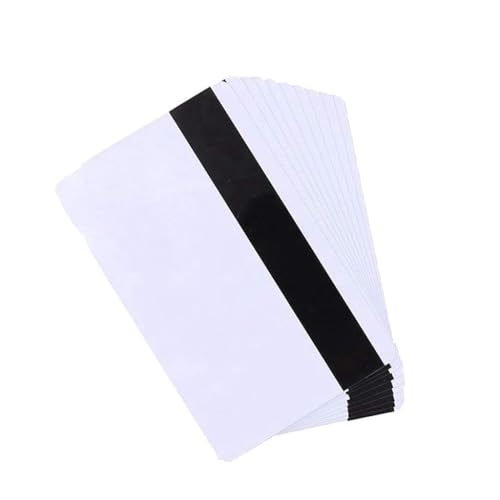 10 Kit White PVC Karten Mit Magnetstreifen 3 Track Für School University Student ID's Geschenkkarten Druckbar von BUBEFSKD