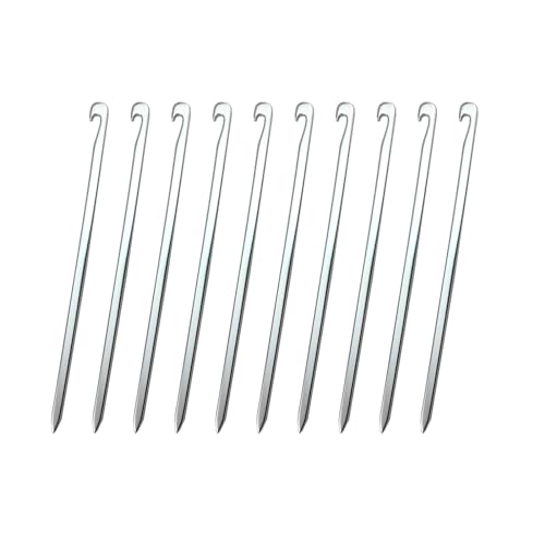 10 PCs Aluminiumlegierung Zelt Stakes Heavy Duty Beach Peg Baldachin Freien Campinganker Für Campinganker Einsätze von BUBEFSKD