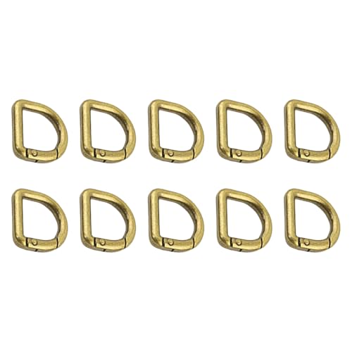 10 PCs Metall Schlüsselrissschnallen Klemme Klemmen Feder D Rings Hooks Hardware Zubehör 10 PCs Metall Schlüsselrissschnallen Klemme Klemmen Feder D Rings Hooks Hardware Zubehör von BUBEFSKD