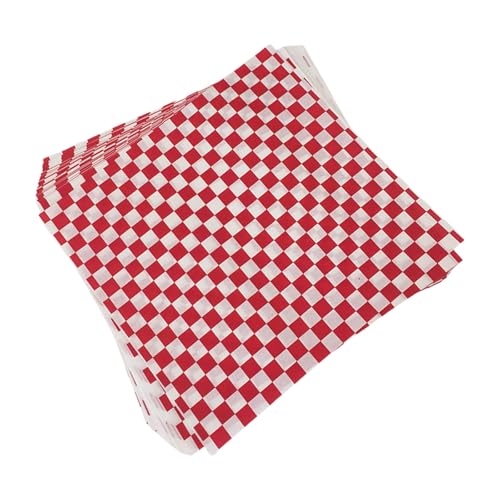 100 Insgesamt Multipurpose Wrap Paper Oil Resistant Food Grade Back Für Sandwiches BBQS Food Service Fettresistent von BUBEFSKD