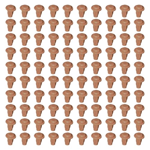 100 Pcs Silikonschrank Tür Stoßstange Kissen Tisch Möbel Eingebettete Stoßfänger Kissen Schutzkissen Schrauben Loch Stecker Möbel Hardware von BUBEFSKD