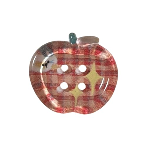 10pcs Obstform Craft Button 20mm Acryl 4 Loch Nähen Für Kleidung Nähen Handwerk Strickende Dekoration Acrylknopf 10pcs Obstform Craft Button 20mm Acryl 4 Loch Nähen Für Kleidung Nähen Handwerk Strickende Dekoration Acrylknopf von BUBEFSKD