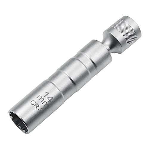 14 Mm Dünne Wandmagnetschwenk Für Zündkerzenhöhle 3/8-Zoll Antrieb 12-Punkt Für Zündkerzenbuchse Chrom Stahl von BUBEFSKD