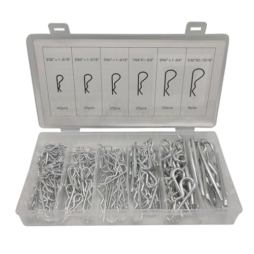 150pcs Federstahlbärtestifte Haites Haarcliphalter Für Garage Trucks Motor Reparaturstahlverschluss von BUBEFSKD