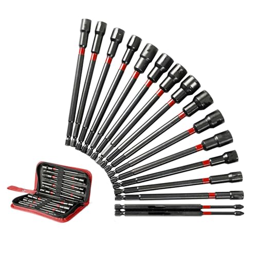 16 Piece Nut Set Für Enthusiasten Und Professioneller Long Shank Nuss Treiber 1/4 "5/" 3/8 "7/" 16 Piece Nut Set Für Enthusiasten Und Professioneller Long Shank Nuss Treiber 1/4 "5/" 3/8 "7/" von BUBEFSKD