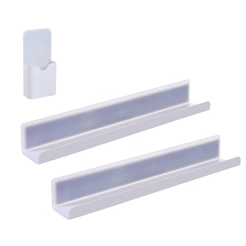 17inch Wiederverwendbares Buch Display Floating Regale Shelf Für Klassenzimmer Whiteboard Küchengewürzregal Nicht Punching Bücherregal Speichern Display Rack von BUBEFSKD