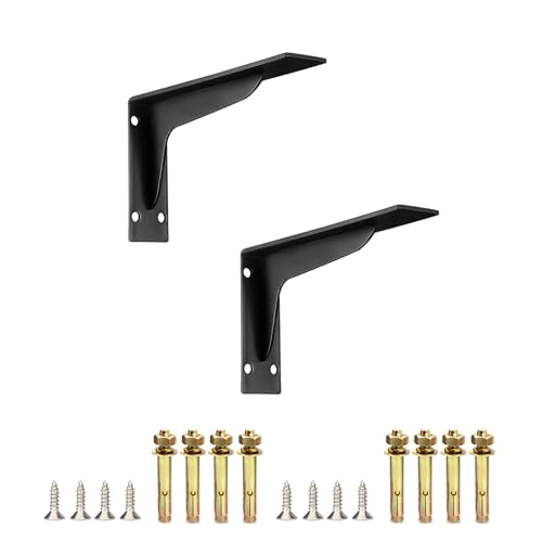 1Pair Metall Schwimmende Regale Klammer Dekorative L Wandgelenk Eckscheibe Für Holzregale Hänge L Eckscheibe Stütze 1Pair Metall Schwimmende Regale Klammer Dekorative L Wandgelenk Eckscheibe Für Holzregale Hänge L Eckscheibe Stütze von BUBEFSKD