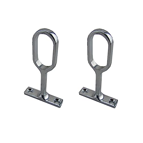 2 PCs Heavy Duty Rod Socket Flanschhalter Zink Legierungsgarderobe Stangenhalterung Vorhang Deckenmontage Halterung Schrank Stangen Sockeln von BUBEFSKD