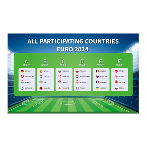 2024 Des Unterstützers Europäische Flaggen Bunting Country Flags Streamers Format Football Matching Poster 70.8x43.3inch Frankreich 2024 Des Unterstützers Europäische Flaggen Bunting Country Flags Streamers Format Football Matching Poster 70.8x43.3inch Frankreich von BUBEFSKD