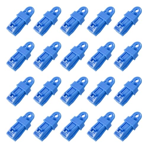 20pcs Multifauntale Zeltklemme Windschutzwinddurchmesser Camping Befestigungen PP Textur Zum Sichern Von Camping Und Unterkünften Freien Dicke Zeltriemen Klemmen von BUBEFSKD
