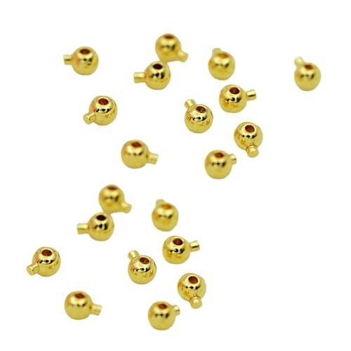 20pcs Runde Verschluss Für Halsketten Und Armbänder Multifunktionale Positionierung Von Perlenmetallabstandshalter Perlen Schmuck Befunde Perlen Halskettenbefestigung von BUBEFSKD