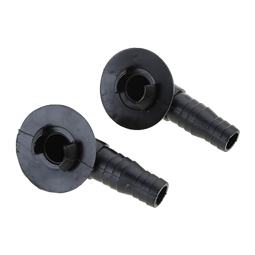BUBEFSKD 2PCS Klimaanlagen Abflussauslassanschluss Externe Einheit Schlauch Ellbogenanpassung Einfache Installation Schlauch Universeller Externer Einheitsauslauf Einfach Installation von BUBEFSKD