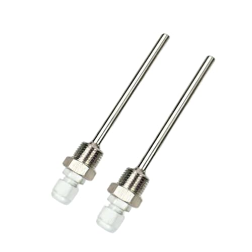 2pcs Edelstahl Sondenwassertanks Schutzschalen Temperatursensoren 1/2in Eintauchen Hülsen 50/100/200/300 Mm Thermowell von BUBEFSKD
