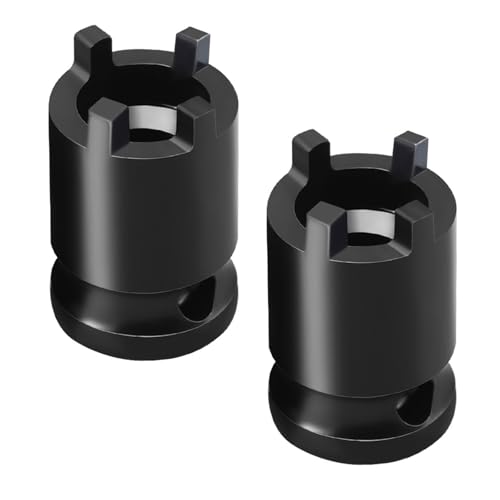 2pcs Mühle Verschlüsselungsbefestigung 1/2 Zoll Sockeladapter 4 Pin Treiber Für 100 Mm 2pcs Mühle Verschlüsselungsbefestigung 1/2 Zoll Sockeladapter 4 Pin Treiber Für 100 Mm von BUBEFSKD