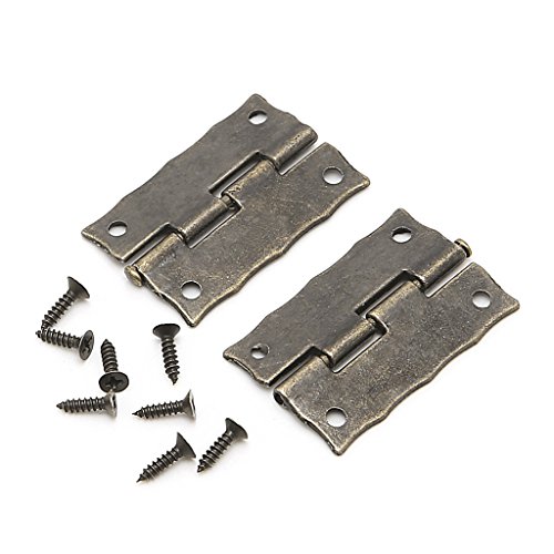 2x Antike Bronze Schrank Möbel Tür Schubladen Schmuckschiffen 35x28mm Schrankmöbel 2x Antike Bronze Schrank Möbel Tür Schubladen Schmuckschiffen 35x28mm Schrankmöbel von BUBEFSKD
