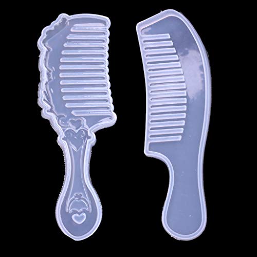 2x Harzkamm Silikonform Kristallkamm Handhandwerk Für Epoxidschmuckform Formen Harzform Untersetzer von BUBEFSKD