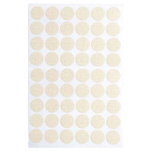 30pieces Selbstkleber Schraubloch Bedeckt Aufkleber Wasserdichte Holzkörner Zubehör Für Möbelschränke Schreibtische Feuchtigkeitsbeständige Aufkleber von BUBEFSKD