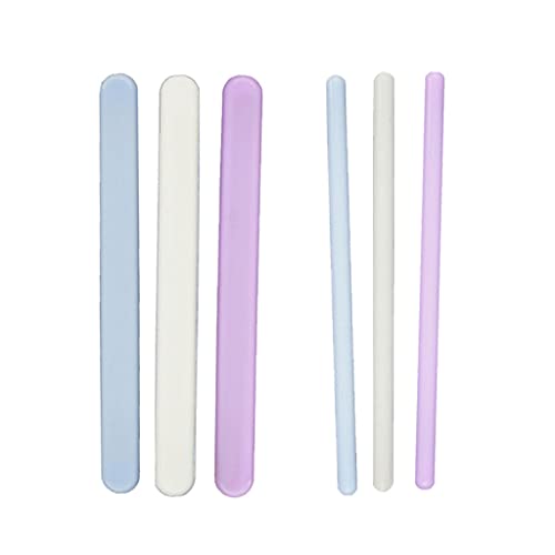 3pcs Flat Stick Und 3pcs Rundstange Kristall Epoxid Silikon Rührstab Zum Mischen Von Harz Machen Sie Basteln Rührstäbe Für Getränke Bulk von BUBEFSKD