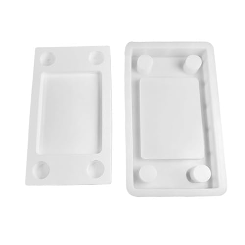 BUBEFSKD 4 Loch Rechteckhalter Formen Basisformen Zum Handwerk Kerze Teelicht Gips Dekorationen Craft Craft Projection BUBEFSKD 4 Loch Rechteckhalter Formen Basisformen Zum Handwerk Kerze Teelicht Gips Dekorationen Craft Craft Projection von BUBEFSKD