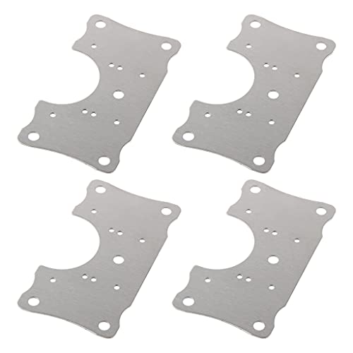 4 Packscharnierscharnier Reparaturplatte Edelstahl Werkzeuge Schrankplatte Kit Kit 4 Packscharnierscharnier Reparaturplatte Edelstahl Werkzeuge Schrankplatte Kit Kit von BUBEFSKD