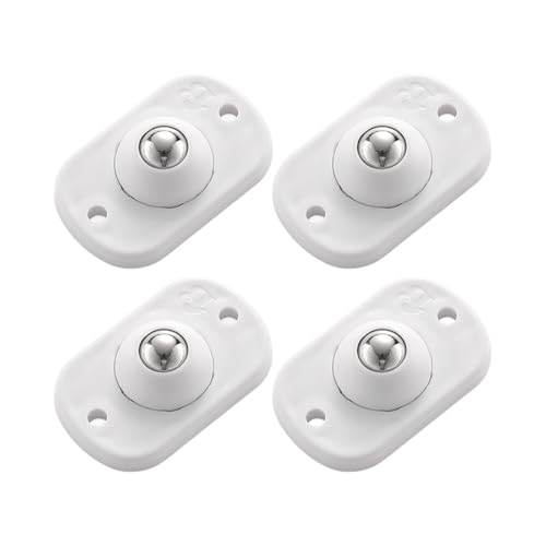 4PCS Geräuschreduzierung Von Möbeln Schiebereglern Abs Edelstahl Casters Werkzeugfreie Installation Für Home Office Abs Edelstahl Möbelschieber von BUBEFSKD